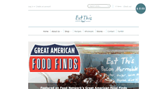 Desktop Screenshot of eatthisyum.com